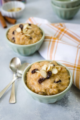 Chai Rice Pudding infused with chai tea latte concentrate - SmartLittleCookie.net