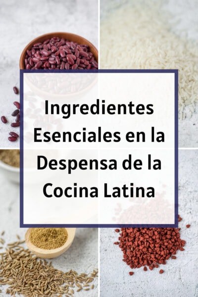 Graphic. Pantry essentials in Latin cooking.