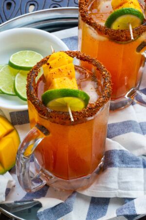 Michelada de Mango Picante