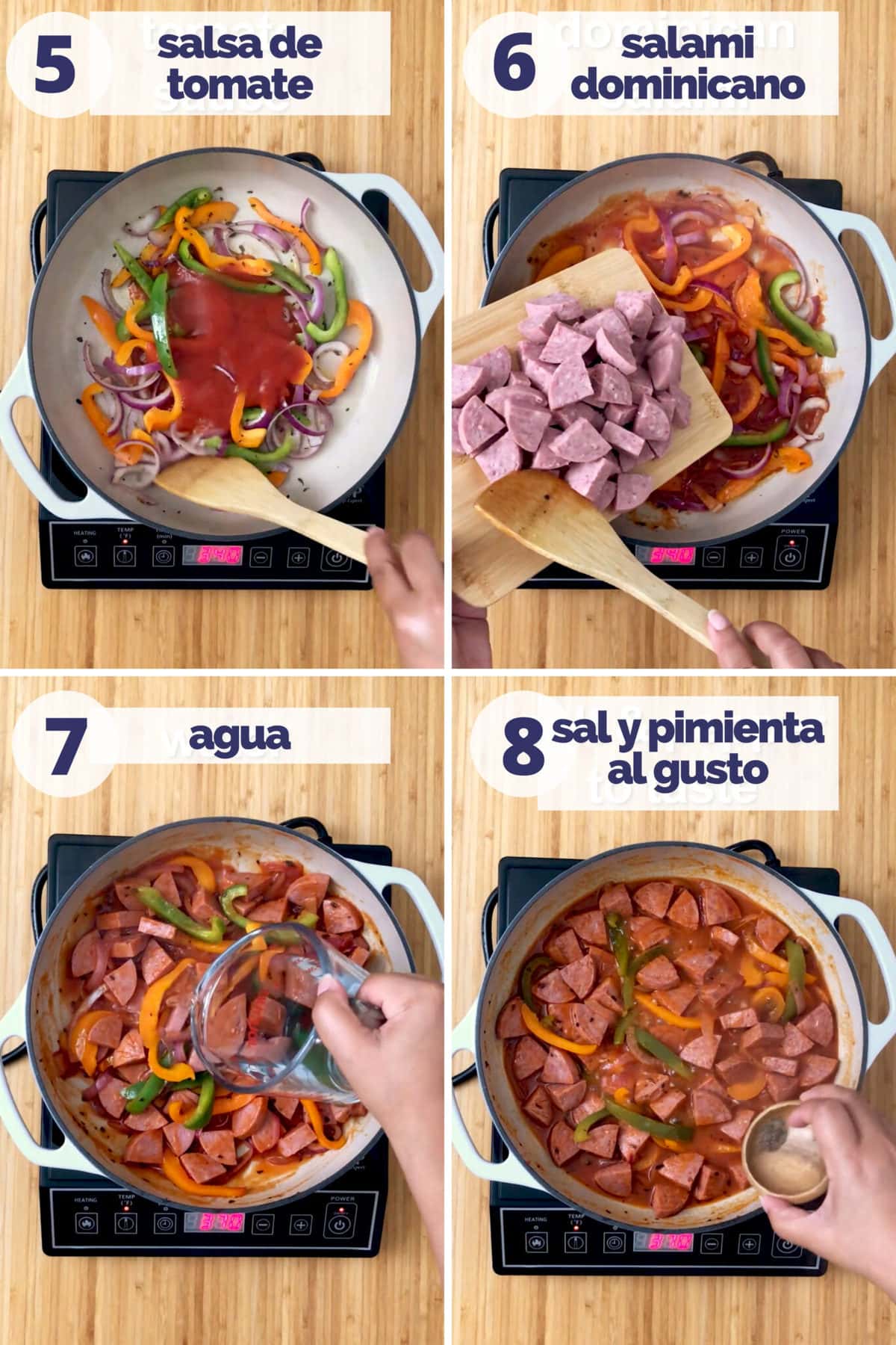 Salami Guisado Dominicano My Dominican Kitchen